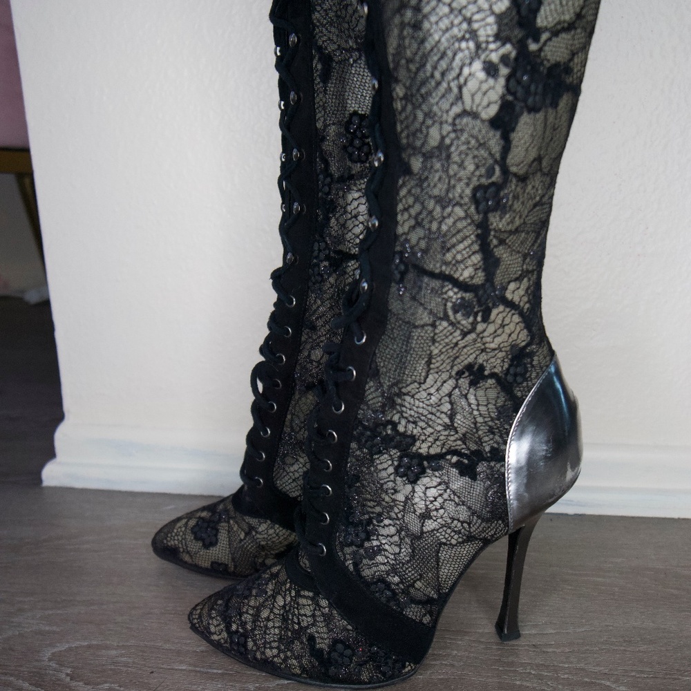 Hot!! Sergio Rossi over the knee boots